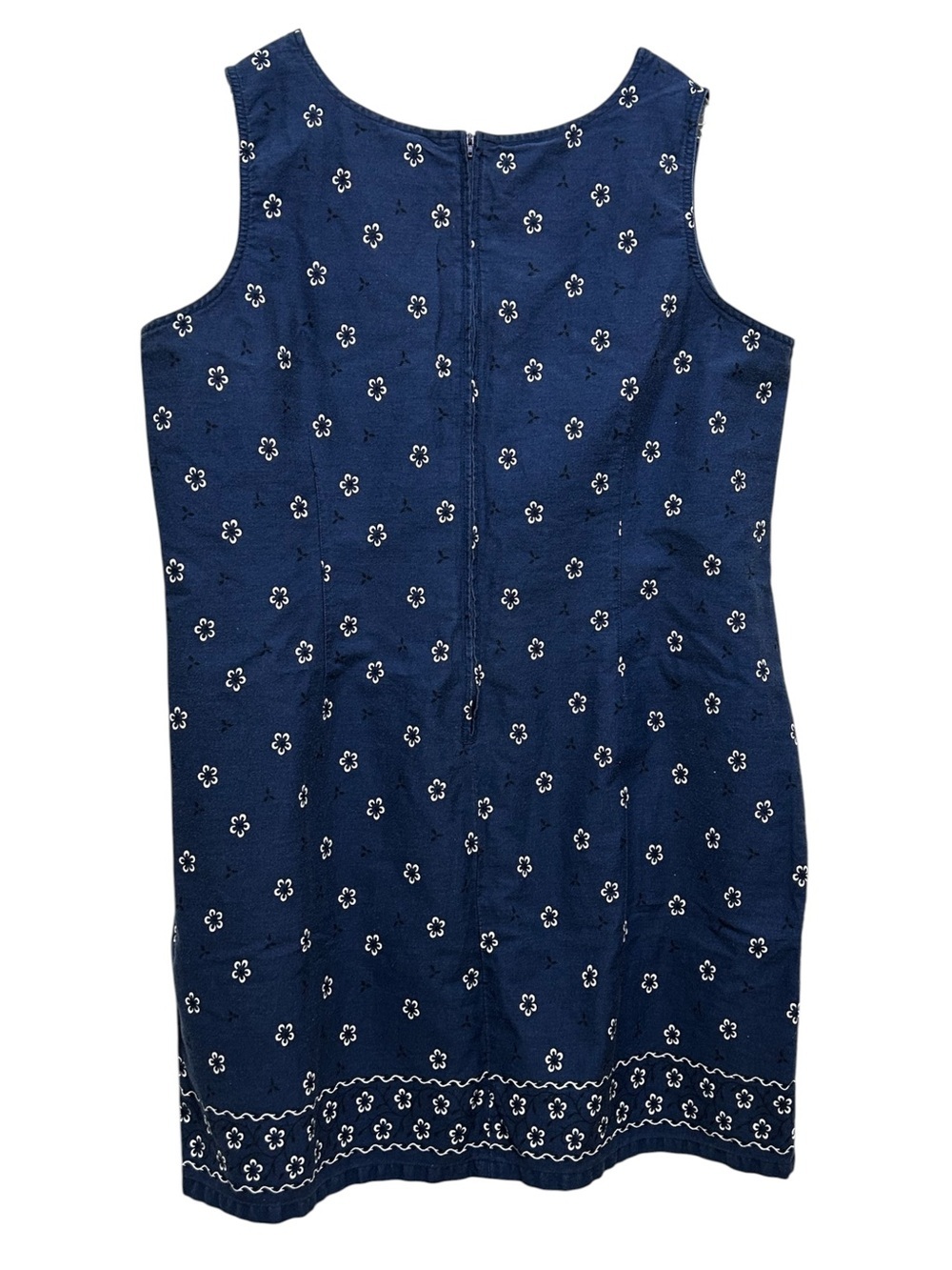 Silhouettes Women’s Size 22W Printed
Sleeveless Shift dress Blue 100% Cotton - Picture 3 of 13